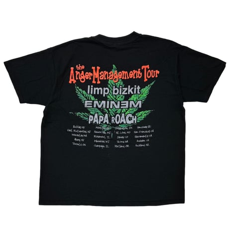 LIMP BIZKIT EMINEM PAPA ROACH ANGER MANAGEMENT TOUR FRUIT OF THE LOOM XL 3018