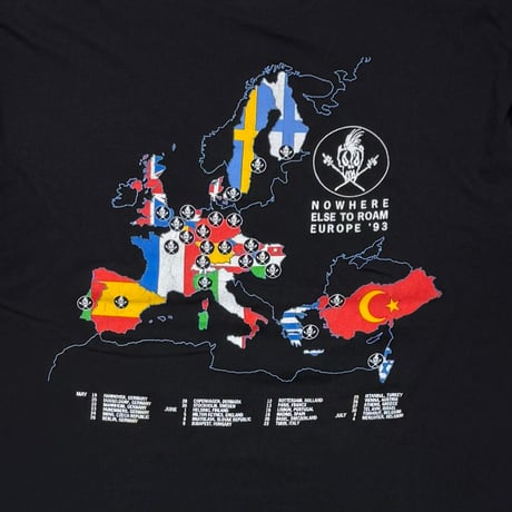 METALLICA NOWHERE ELSE TO ROAM EUROPE '93 BIG SKULL EURO FITS XL 0464