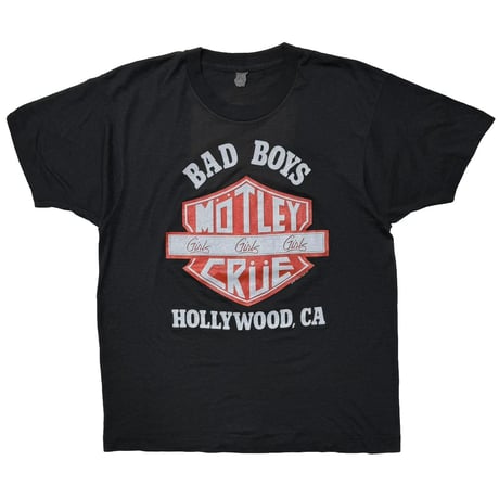 MOTLEY CRUE 1987 GIRLS GIRLS GIRLS WORLD '87-88 FITS MEDIUM 1076