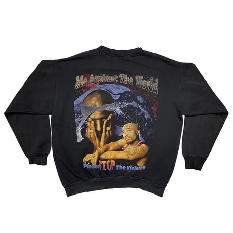 2PAC ALL EYES ON ME ME AGAINST THE WORLD CREWNECK SWEAT INFINI-T XL 4086