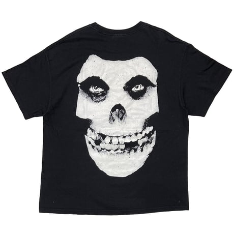 MISFITS 2001 SKULL GREEN TEXT GLOW IN THE DARK TENNESSEE RIVER XL 4678