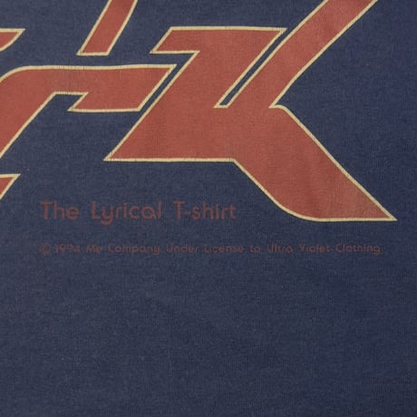 bjork 1994 THE LYRICAL TEXT NAVY SCREEN STARS LARGE 6838