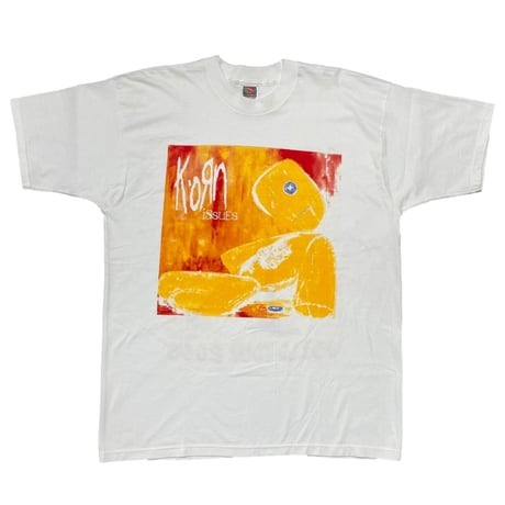 KORN ISSUES SICK & TWISTED WORLD TOUR 2000 WHITE FRUIT OF THE LOOM XL 0177