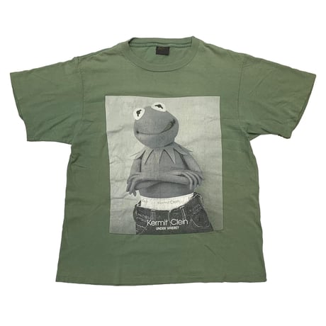 KERMIT CALVIN KLEIN PARODY KERMIT CLEIN TEE GREEN CHANGES XL 3435