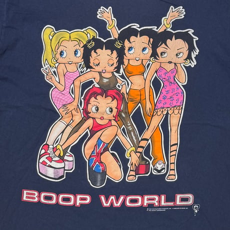 BETTY BOOP GIRL TOWER BOOP WORLD 1998 NAVY CHANGES XL 0573