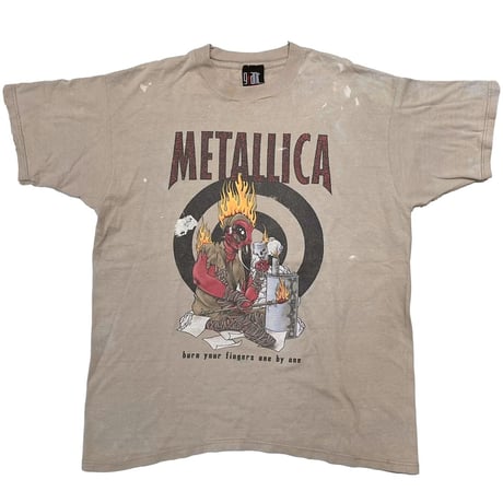 METALLICA PUSHEAD BURN YOUR FINGERS BEIGE GIANT XL 4265