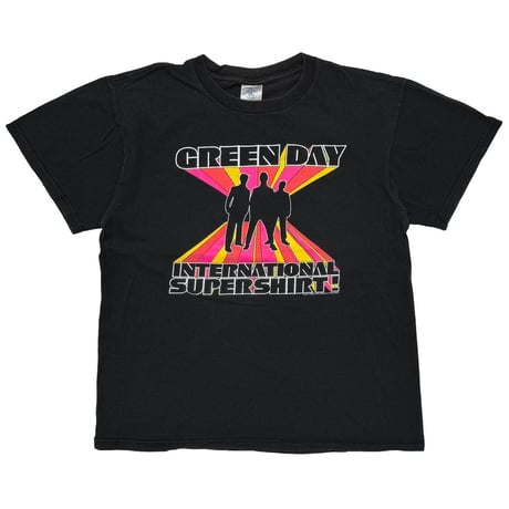 GREEN DAY 2001 INTERNATIONAL SUPER SHIRT DELTA MEDIUM 5109