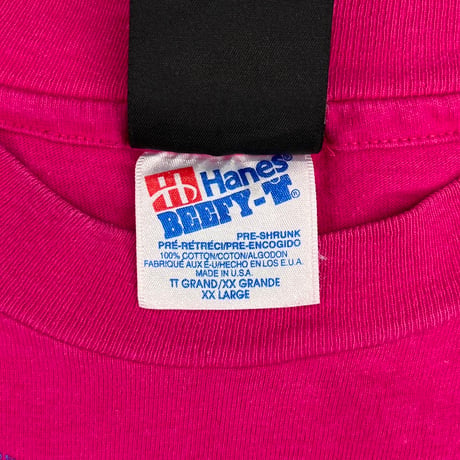 HARLEY DAVDSON 1994 WABASH VALLEY 10TH ANNIVERSARY PINK HANES XXL 0210