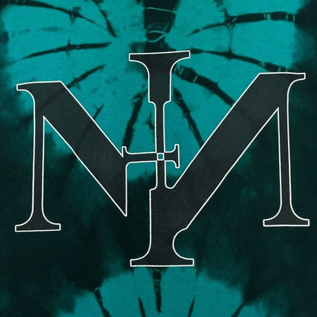 NINE INCH NAILS NIN SIN LOGO LS TIE DYE GREEN BLACK XL 1950