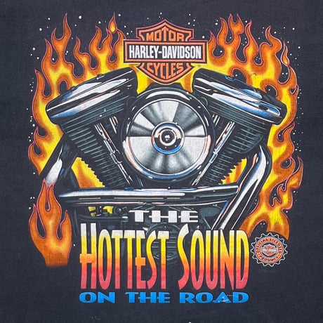 HARLEY DAVIDSON THE HOTTEST SOUND ON THE ROAD ENGINE EMBLEM FITS XL 9563