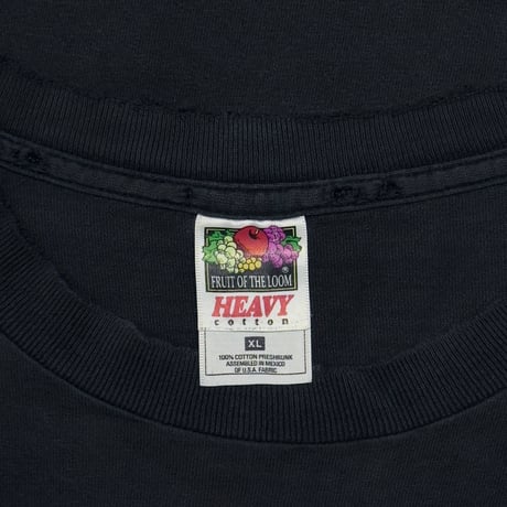 NINE INCH NAILS EMBROIDERY BOX LOGO FRUIT OF THE LOOM HEAVY XL 0111