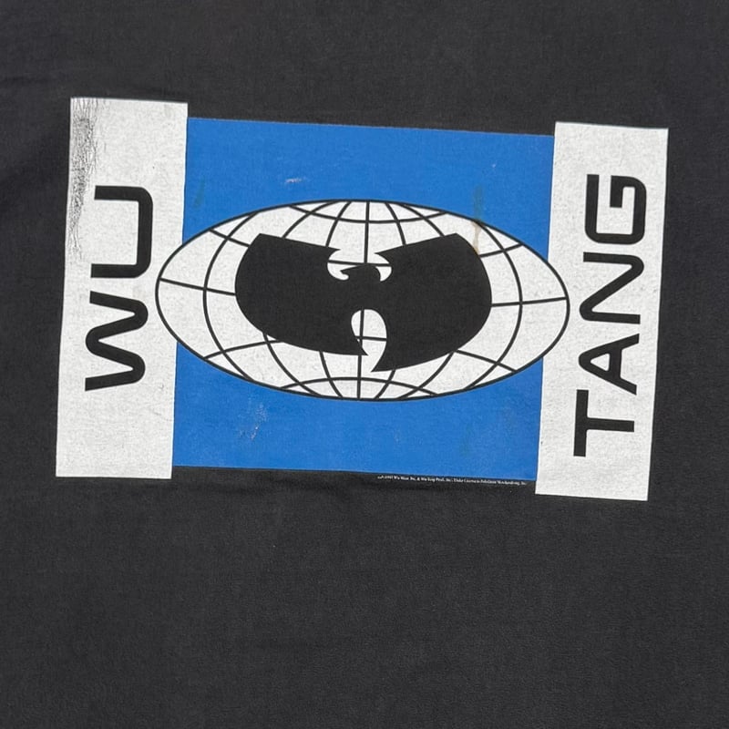 WU-TANG CLAN 1997 BLUE SQUARE LOGO POLYGRAM XL