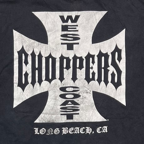 WEST COAST CHOPPERS IRON CROSS LONG BEACH LA LS ALSTYLE XL 5942