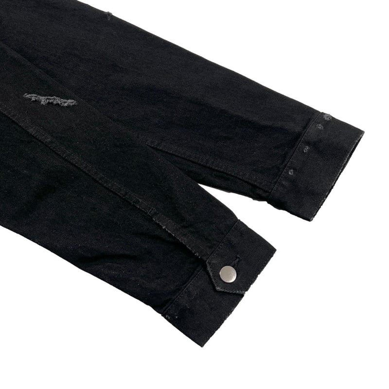 greatLAnd ORIGINAL LOGAN BLACK DENIM JACKET DES