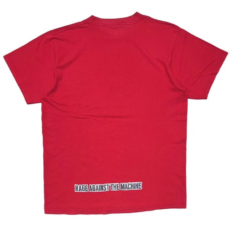 RAGE AGAINST THE MACHINE EVIL EMPIRE E LOGO RED GIANT BY TULTEX LARGE 1031