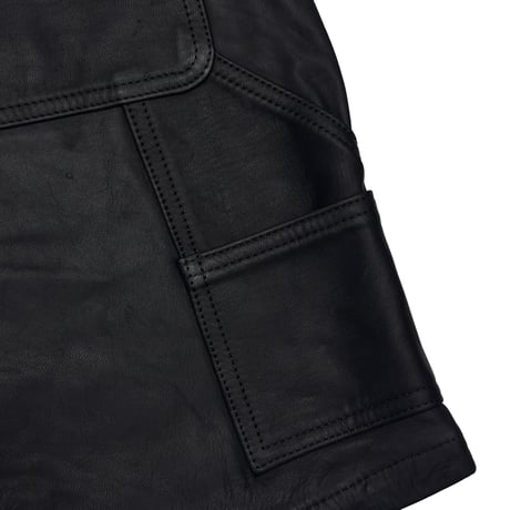 greatLAnd ORIGINAL BADBOY HORSE LEATHER SHORTS BLACK