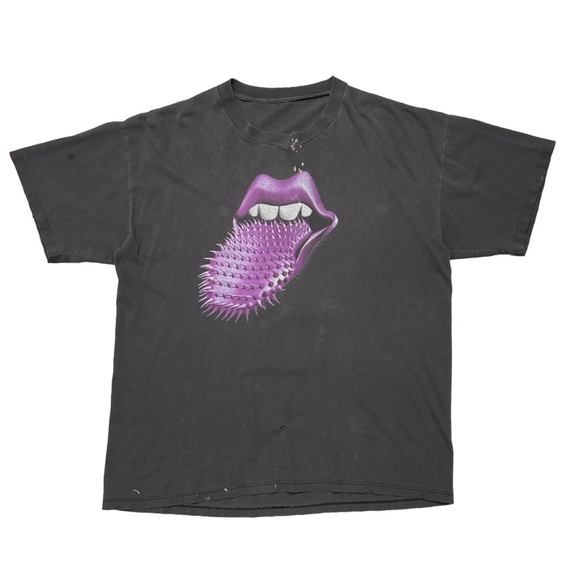 ローリングストーンズ XL スパイクタン パープル ヴードゥーラウンジ ユーロ THE ROLLING STONES PURPLE SPIKE TONGUE VOODOO L