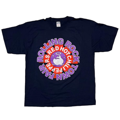 RED HOT CHILI PEPPERS ROLLING ROCK TOWN FAIR NAVY GILDAN XL 6940