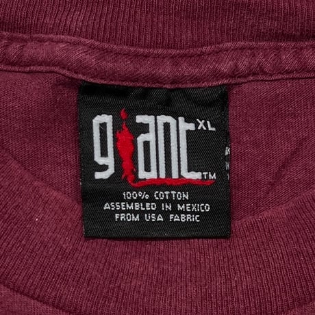 RAGE AGAINST THE MACHINE 1997 NORTH AMERICAN TOUR BURGUNDY GIANT XL 7200