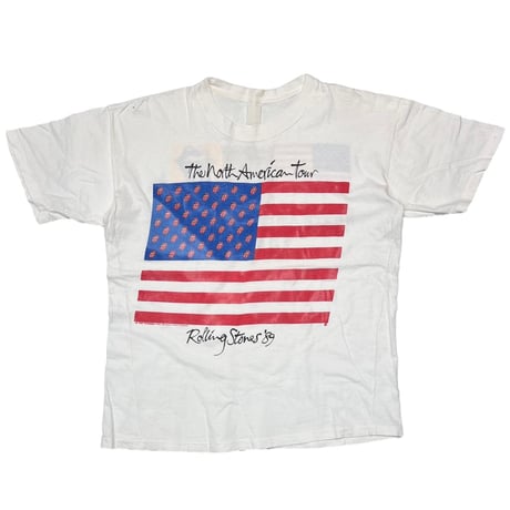 THE ROLLING STONES 1989 THE NORTH AMERICAN TOUR WHITE FITS XL 1474
