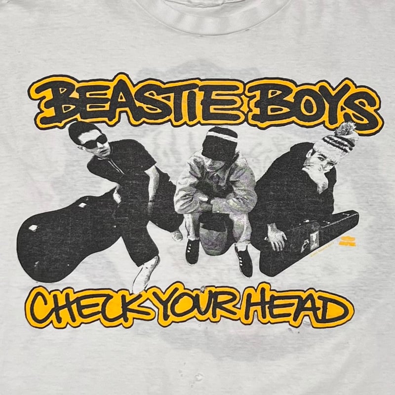 BEASTIE BOYS CHECK YOUR HEAD WHITE FITS XL 5322