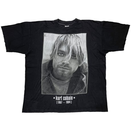 NIRVANA KURT COBAIN MEMORIAL BLACK XL 7841