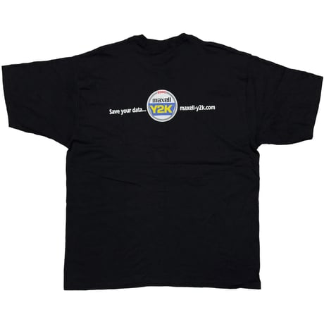 maxell Save your data... 2000 Y2K BLACK FRUIT OF THE LOOM XL 6957