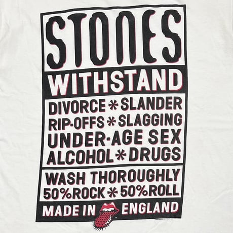 THE ROLLING STONES WITH STAND POSTER DESIGN BROCKUM OSFA FITS XL 6156