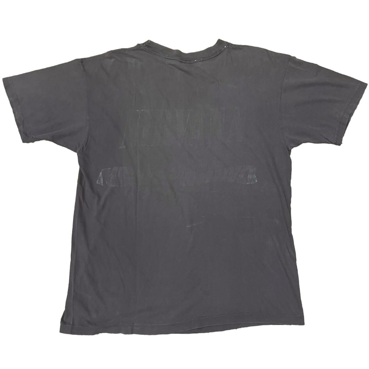 NIRVANA nevermind ロンT フェード スミ黒 USA バンド NIRVANA