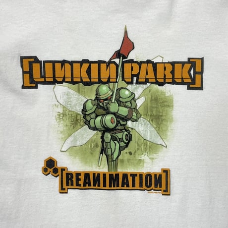 LINKIN PARK 2002 REANIMATION WHITE ANVIL LARGE 0165