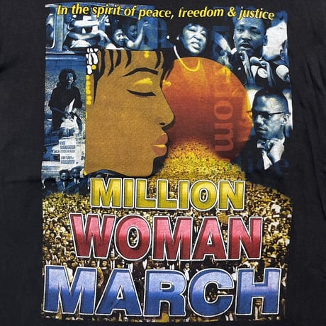 MILLION WOMAN MARCH 1997 BENJAMIN FRANKLIN PARKWAY RAP DESIGN XL 3223