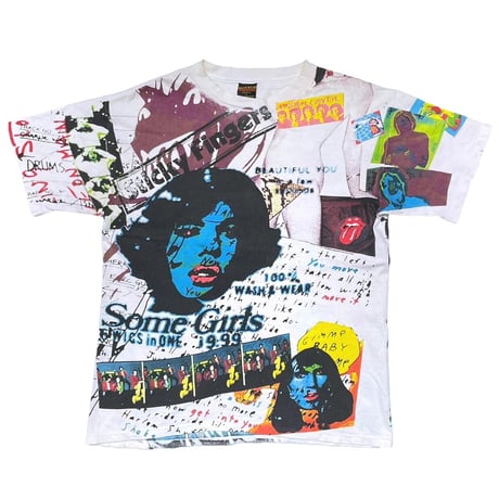 ROLLING STONES STICKY FINGERS OVP WHITE BROCKUM LARGE