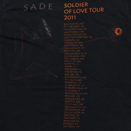 SADE SOLIDER OF LOVE TOUR XL FITS SMALL 8419