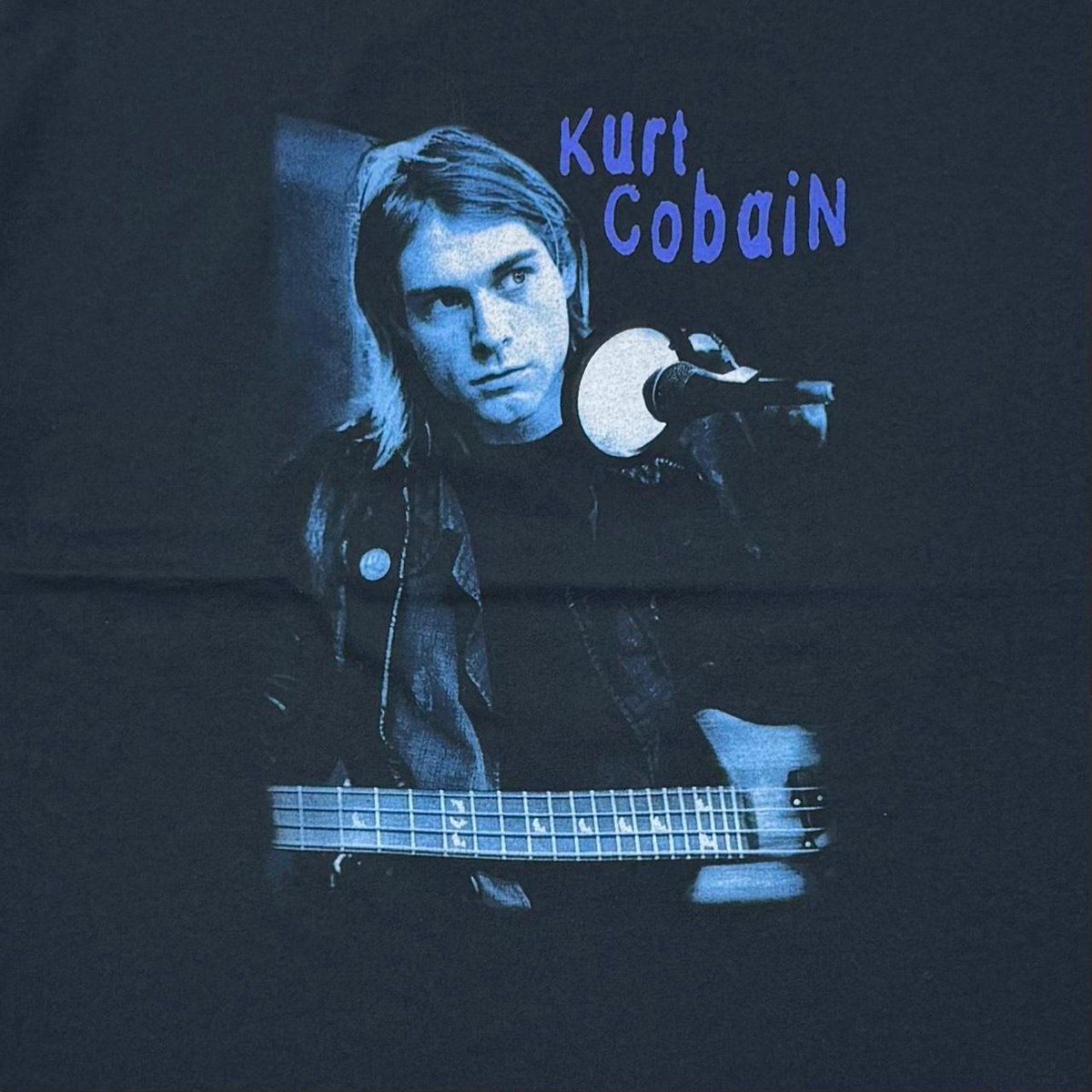 NIRVANA KURT COBAIN THE END OF MUSIC NOTE BLUE