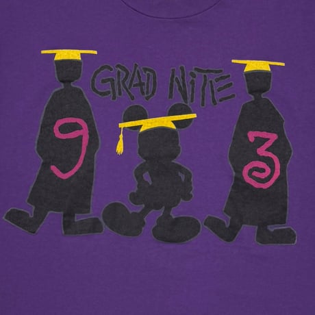 DISNEY VINTAGE GRAD NITE '93 PURPLE L/XL 0958