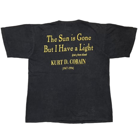 NIRVANA 1995 KURT COBAIN MTV UNPLUGGED THE SUN IS GONE GIANT LARGE 3771