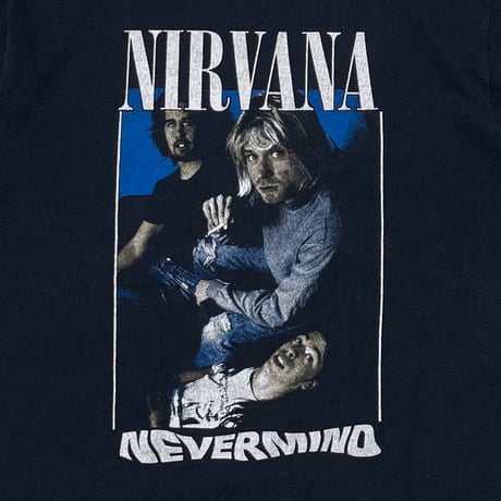 NIRVANA NEVERMIND BOOTLEG BLACK BLUE TENNESSEE RIVER MEDIUM 4637
