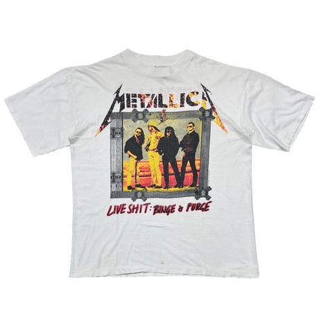 METALLICA LIVE SHIT BINGE & PURGE 1995 WHITE GIANT FITS XL 0217