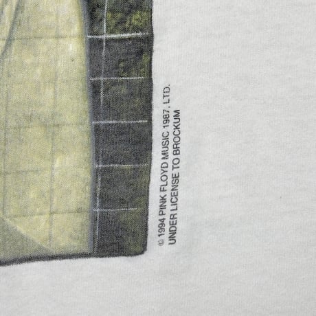 PINK FLOYD 1994 DIVISION BELL WHITE FITS XL-XXL 2541