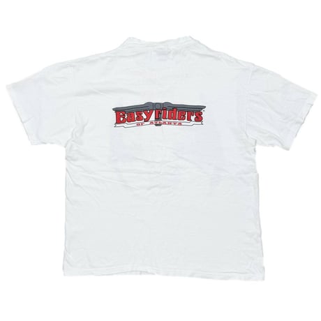 Easyriders 1996 IN THE WIND WHITE Hanes LARGE 0551