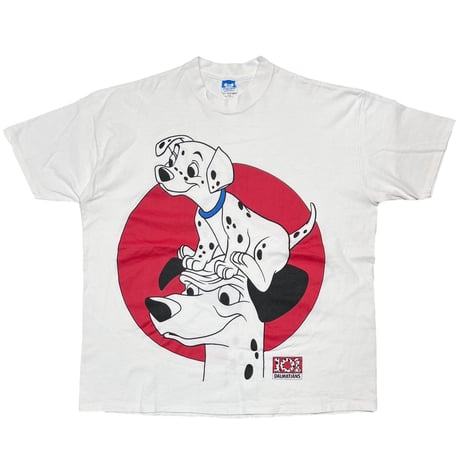 DISNEY VINTAGE 101 DALMATIANS LINK PRINT WHITE XXXXL 3232