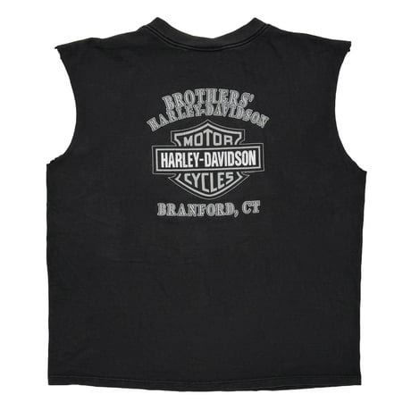 HARLEY DAVIDSON 2000 EVOLUTION BACK BLACK EMBLEM SLEEVELESS XL 5375