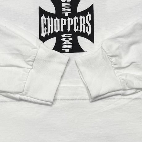 WEST COAST CHOPPERS IRON CROSS LS WHITE XL 8560
