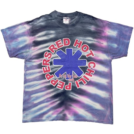 RED HOT CHILI PEPPERS 2003 BY THE WAY TOUR TIE DYE JERZEES XL 5494