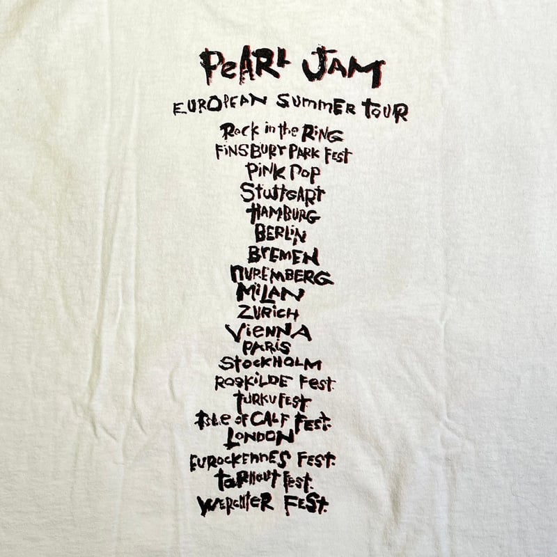 1994年　スペシャル　PEARL JAMパールジャムdon't give up Pearl Jam Don't Give Up T-Shirt White New | eBay