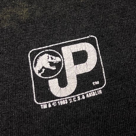 JURASSIC PARK 1993 T-REX SUNSET HANES XL 4600