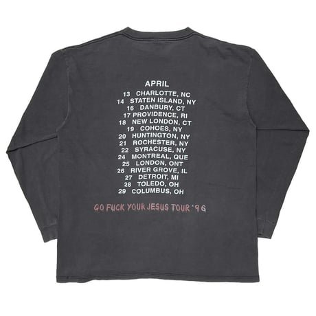 DEICIDE GO FUCK YOUR JESUS LS BLUE GRAPE XL 7879