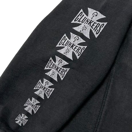 greatLAnd ORIGINAL CLUNKERS CREWNECK SWEAT SHIRT BLACK