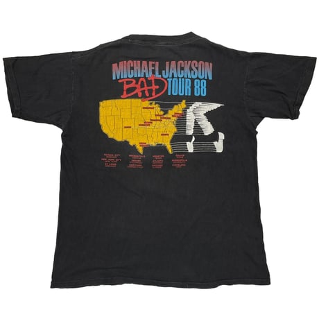 MICHAEL JACKSON BAD TOUR 1988 NORTH AMERICAN TOUR FITS XL 2702