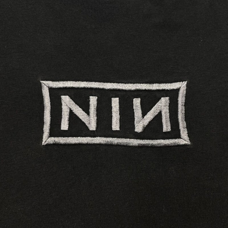 NINE INCH NAILS NIN BOX LOGO AMMONITE HANES XL